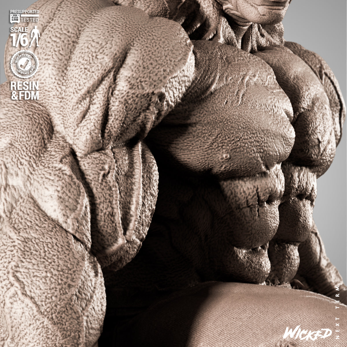Red Hulk Statue