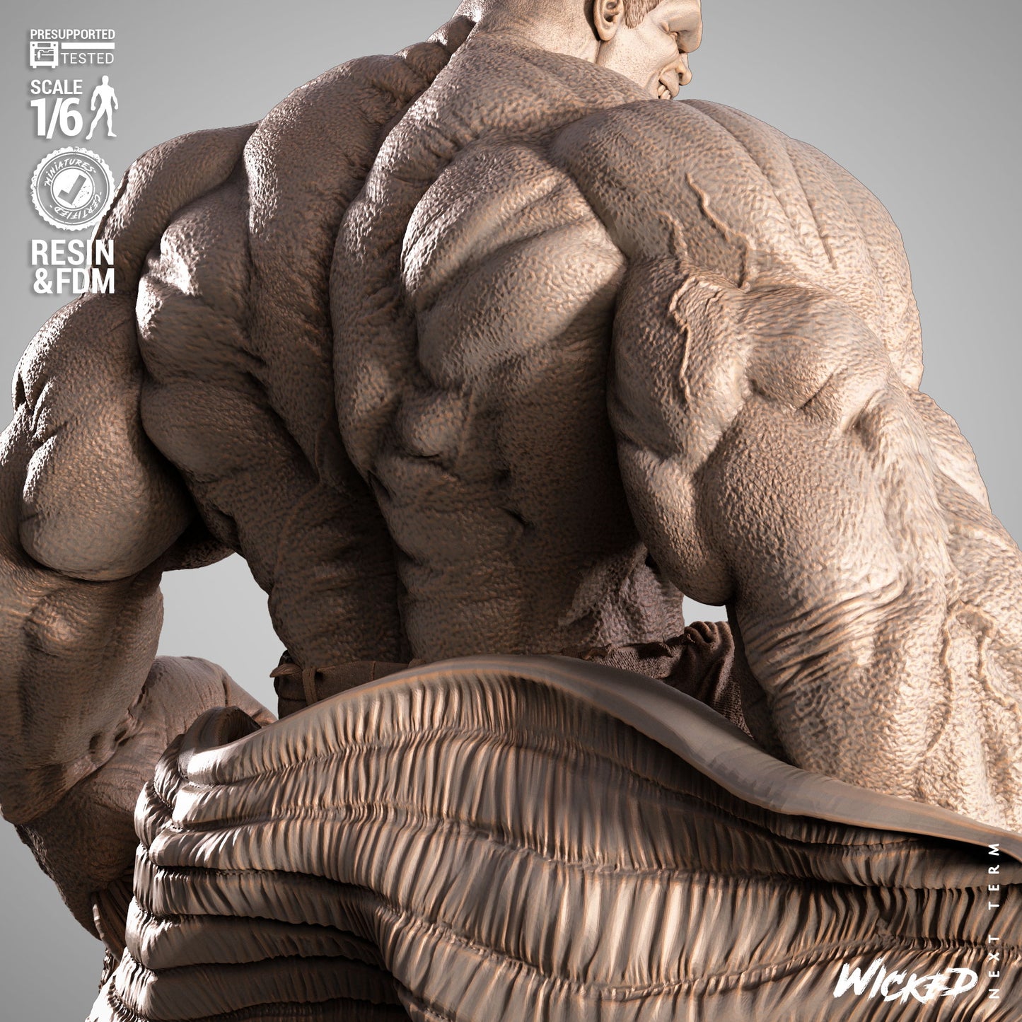 Red Hulk Statue