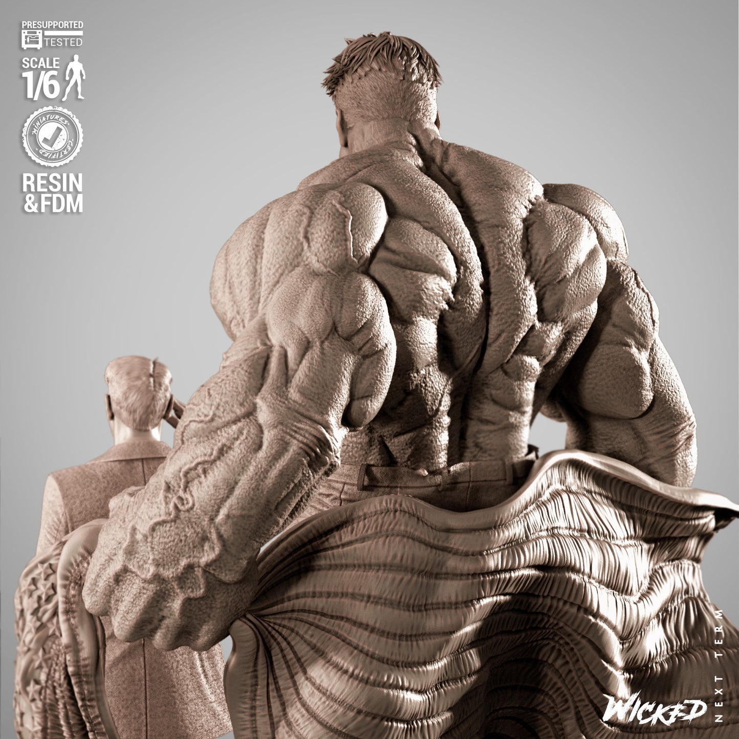 Red Hulk & Ross Diorama
