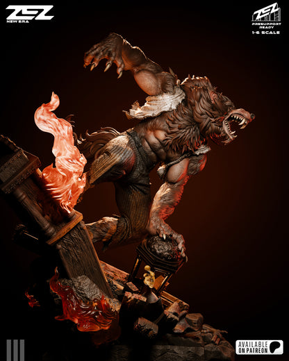 Werewolf Statue