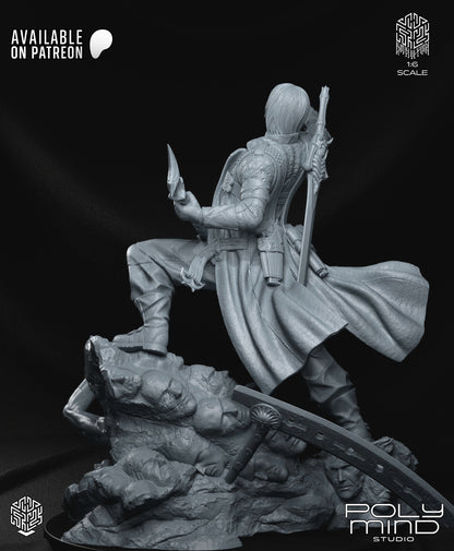 Dante Statue 3D-Printed Kit