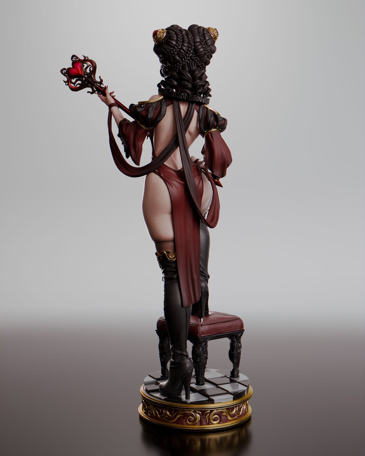 Queen Of Hearts Statue