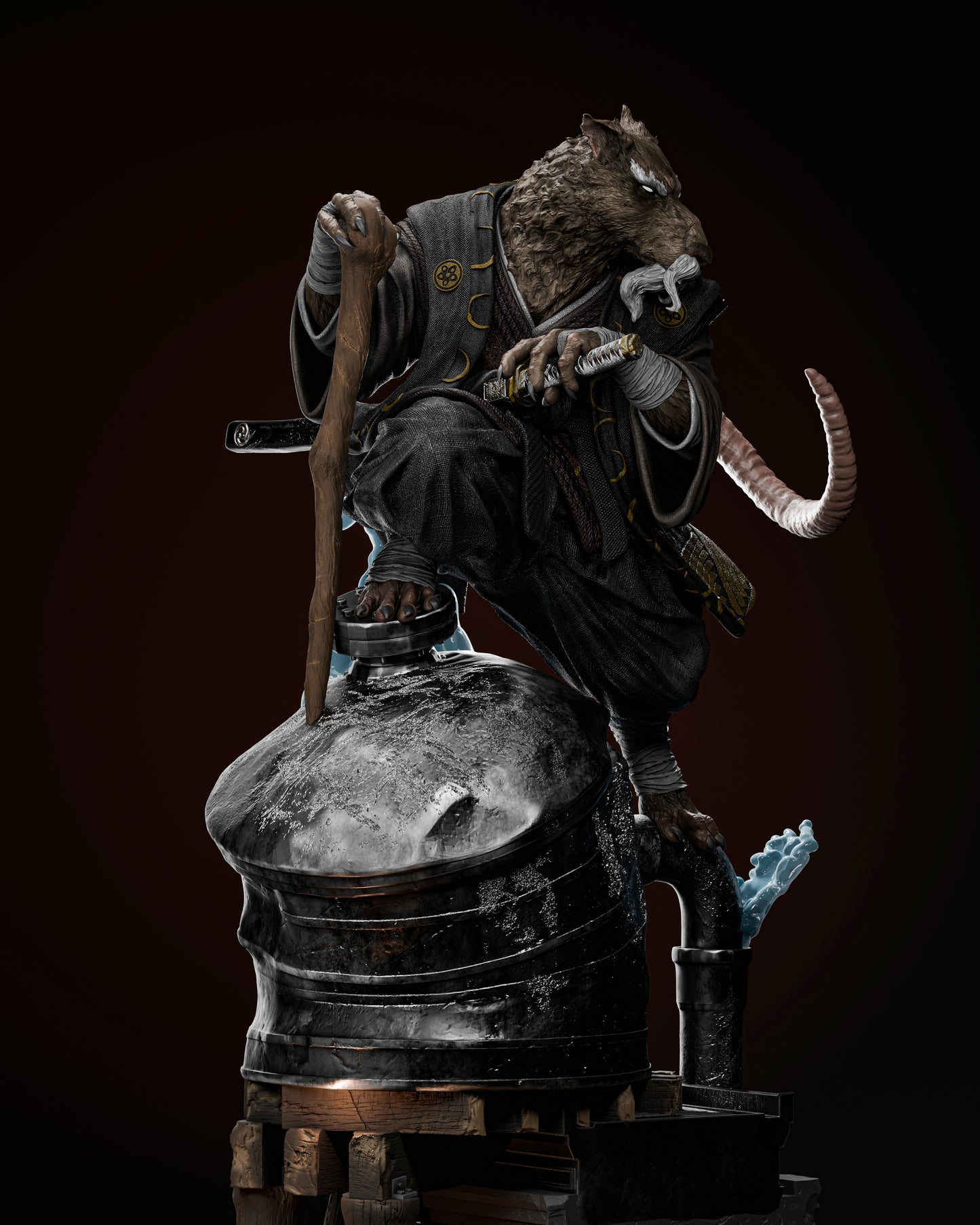 Master Splinter TMNT Statue