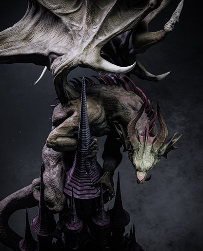 Mysterious Dragon Statue 3D-Printed Kit