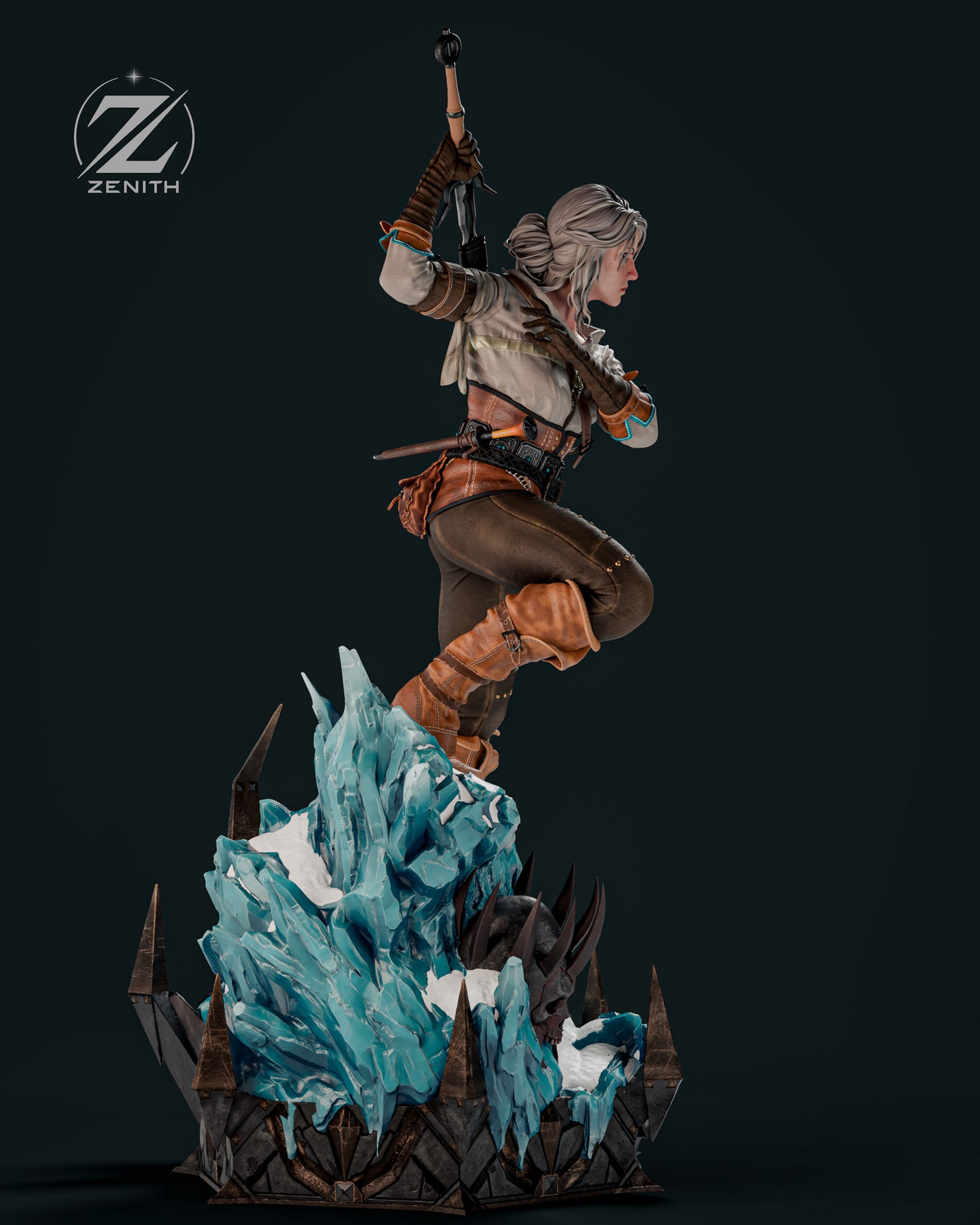 Ciri Statue 3D-Printed Kit