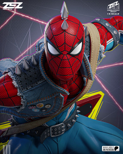 Spider Punk Statue