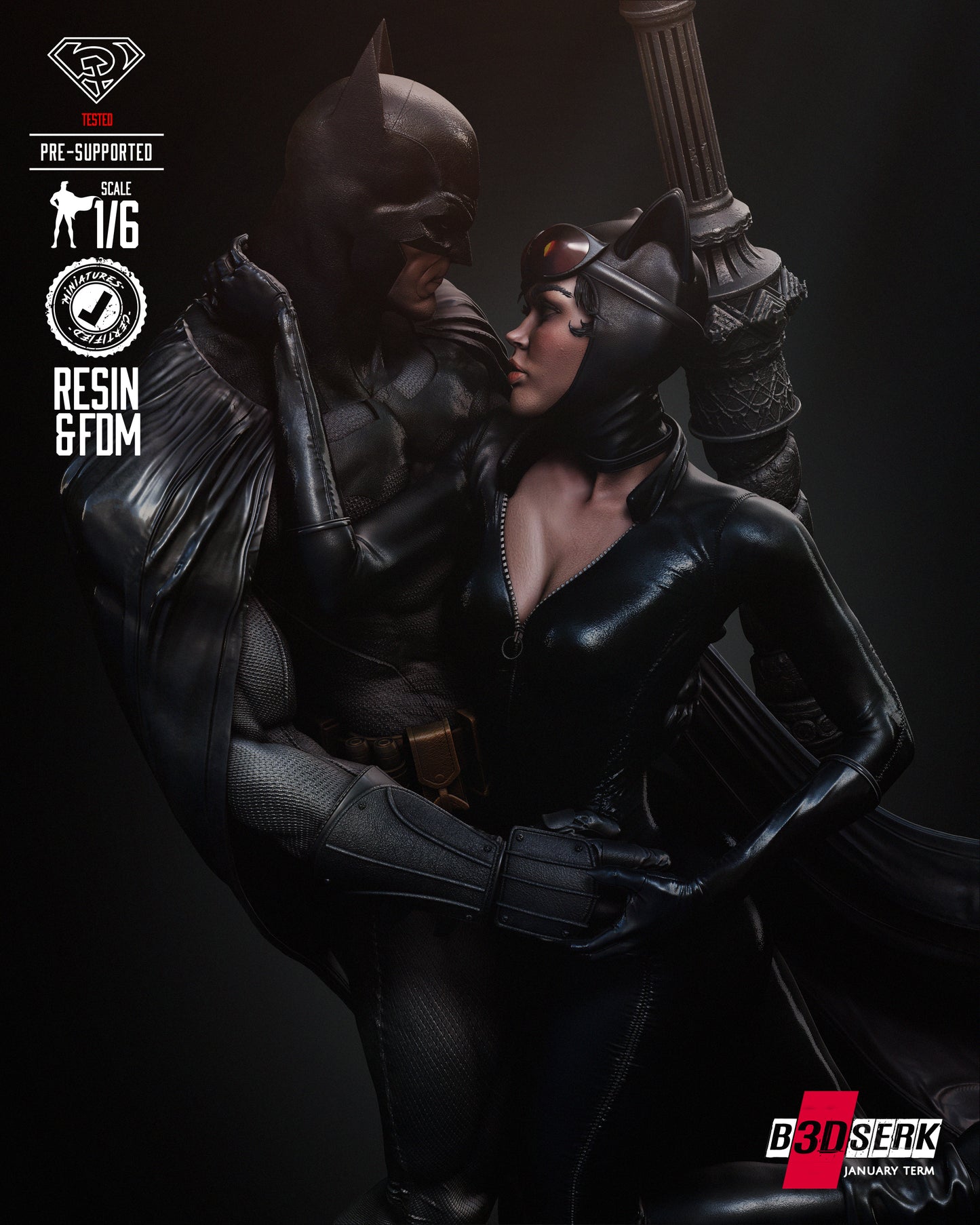 Batman & Catwoman Diorama