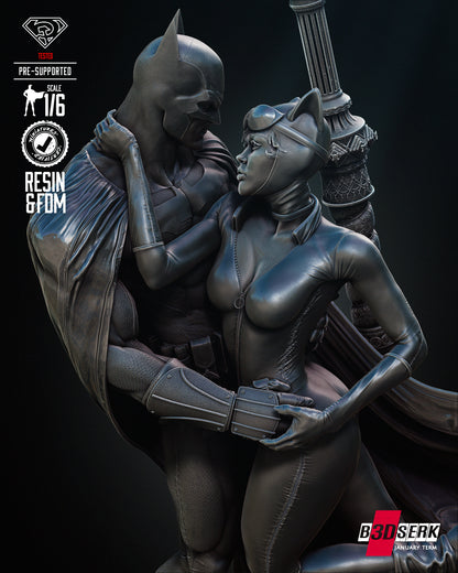 Batman & Catwoman Diorama