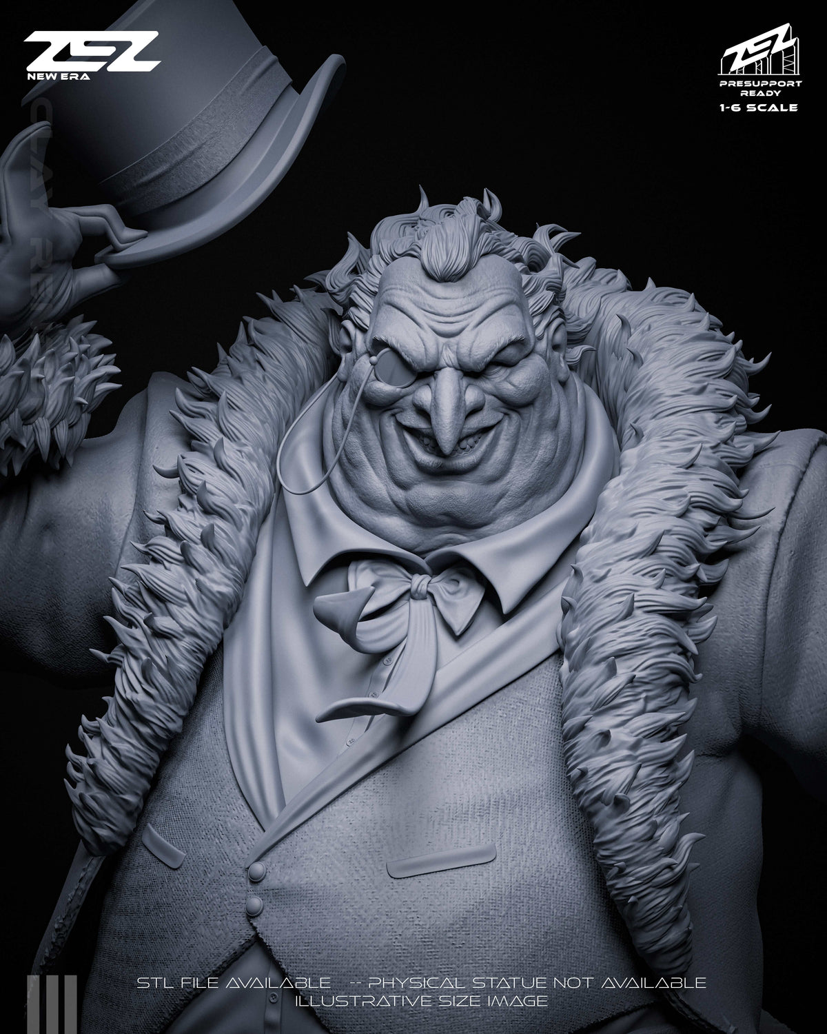 Penguin Statue 3D-Printed Kit