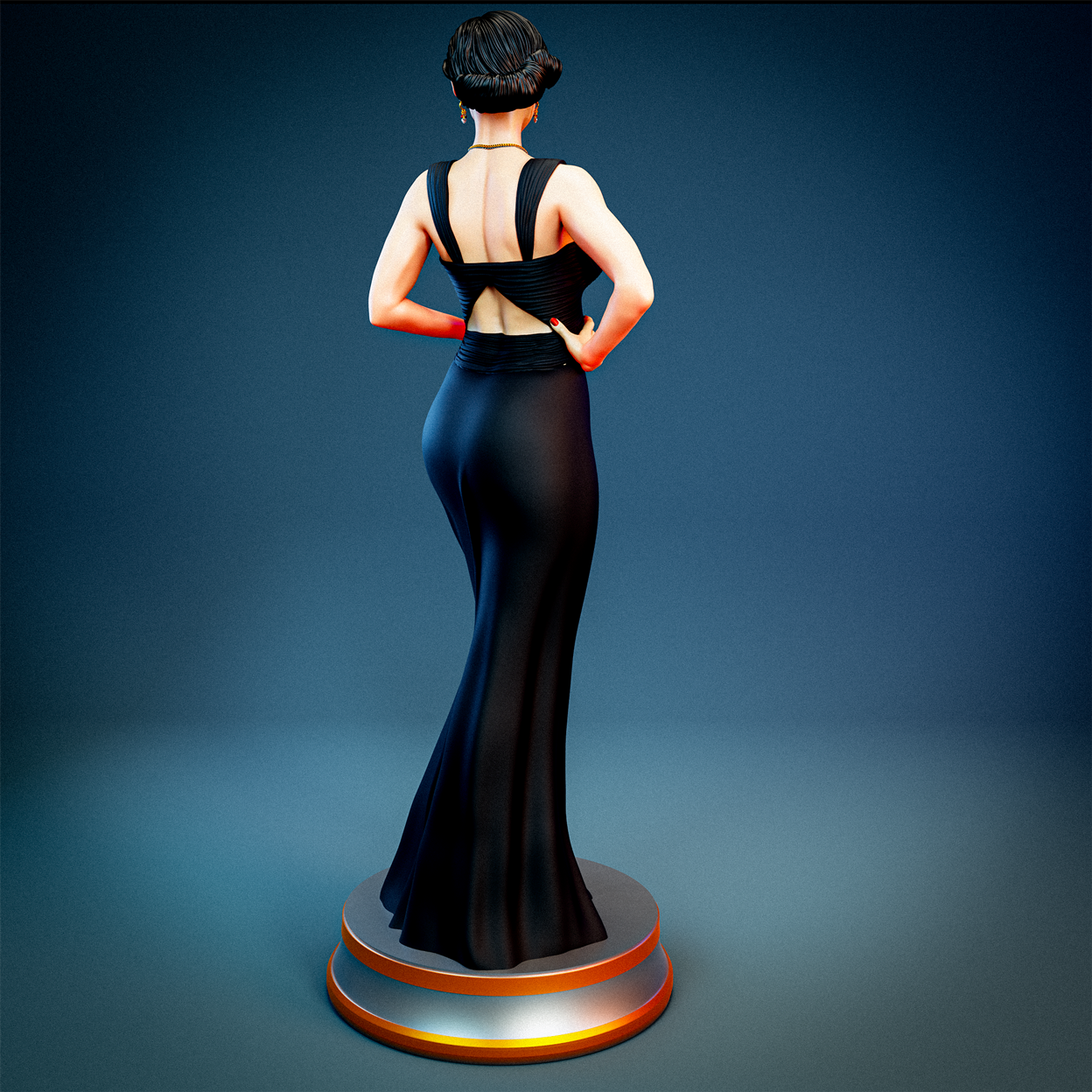 Vesper Lynd (Eva Green) Statue 3D-Printed Kit