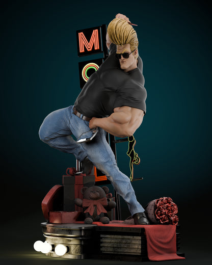 Johnny Bravo Statue