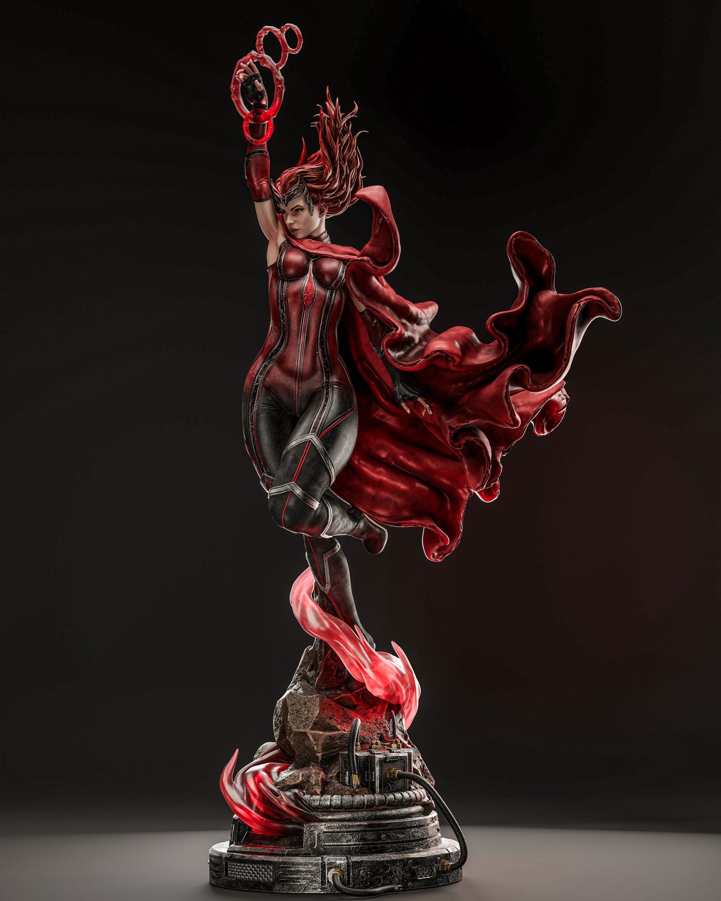 Scarlet Witch Statue 3D-Printed Kit