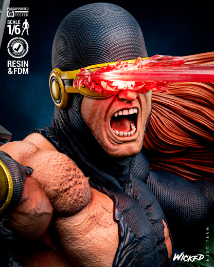 Jean And Cyclops Diorama 3D-Printed Kit
