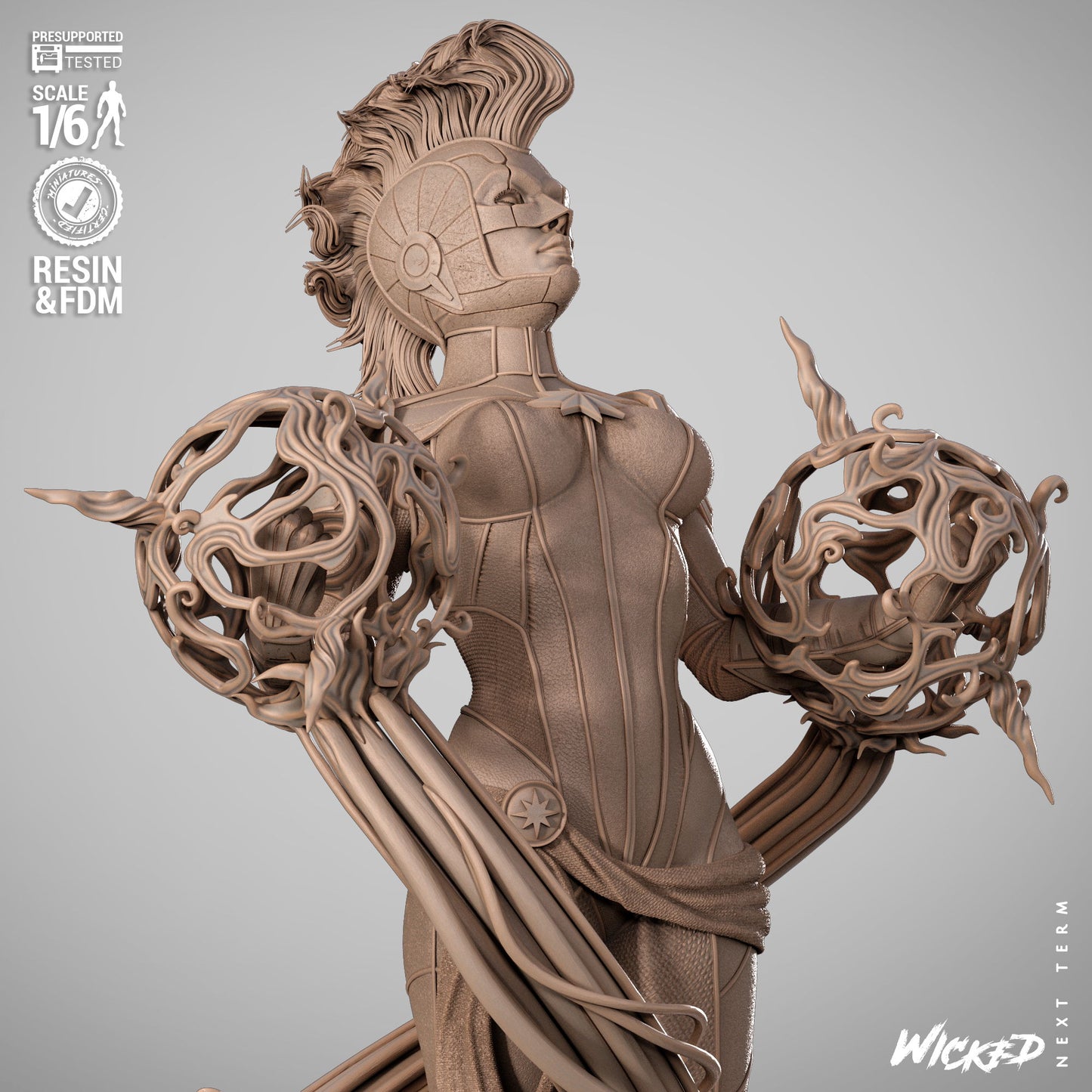 Captain Marvel Statue