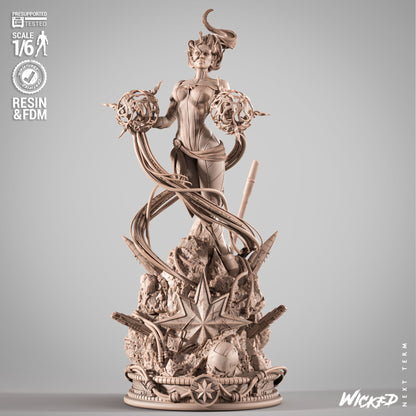 Captain Marvel Statue