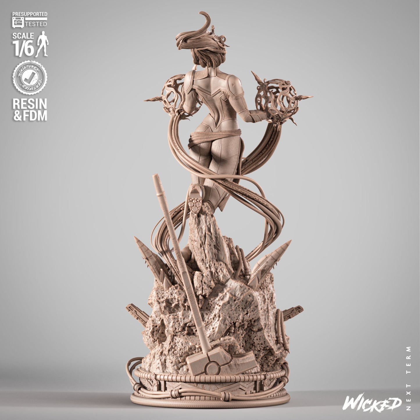 Captain Marvel Statue