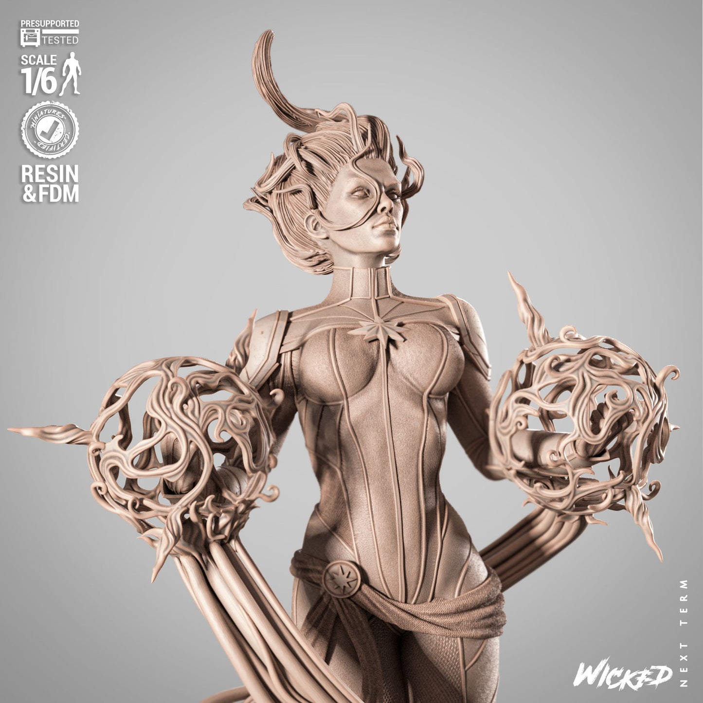 Captain Marvel Statue