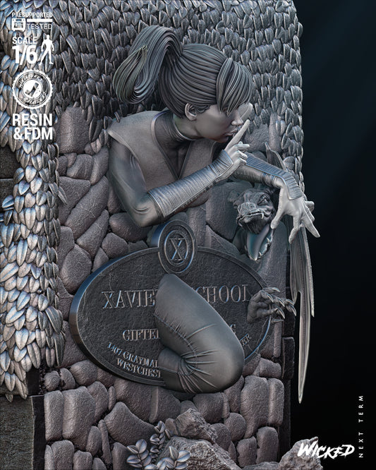 Kitty Pryde (Wall) Statue