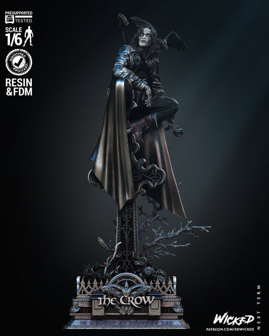 The Crow Statue