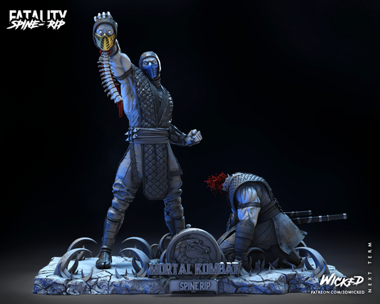 Sub Zero Fatality Diorama