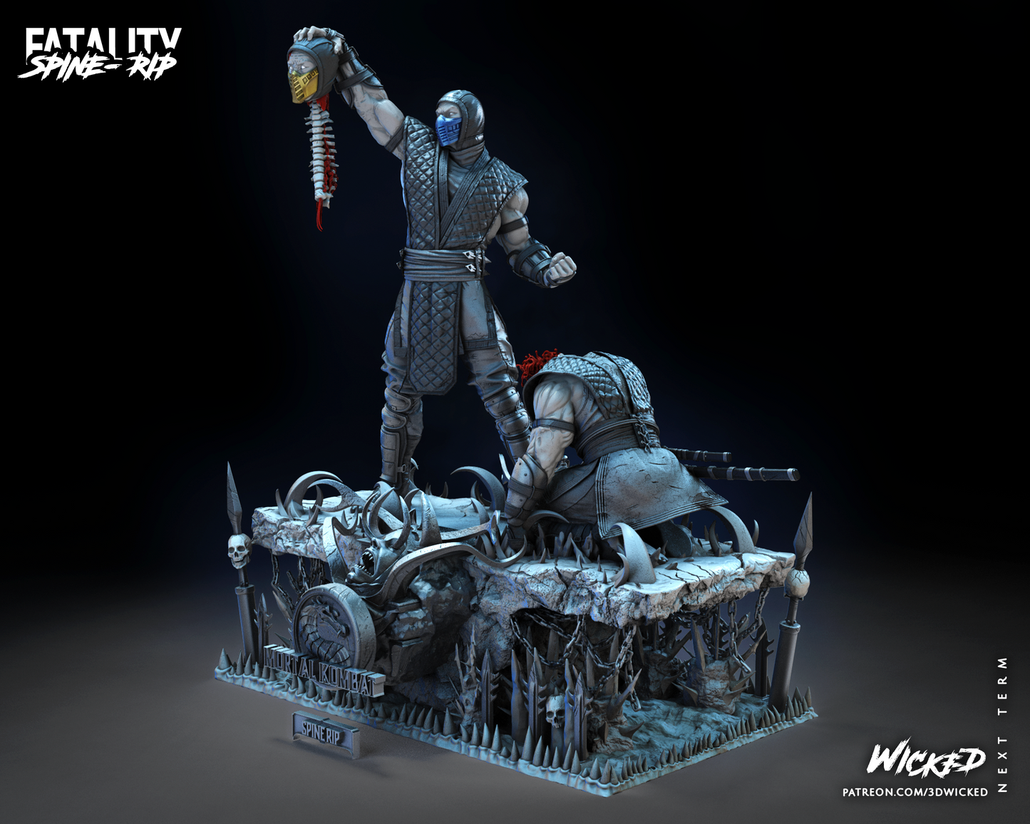 Sub Zero Fatality Diorama