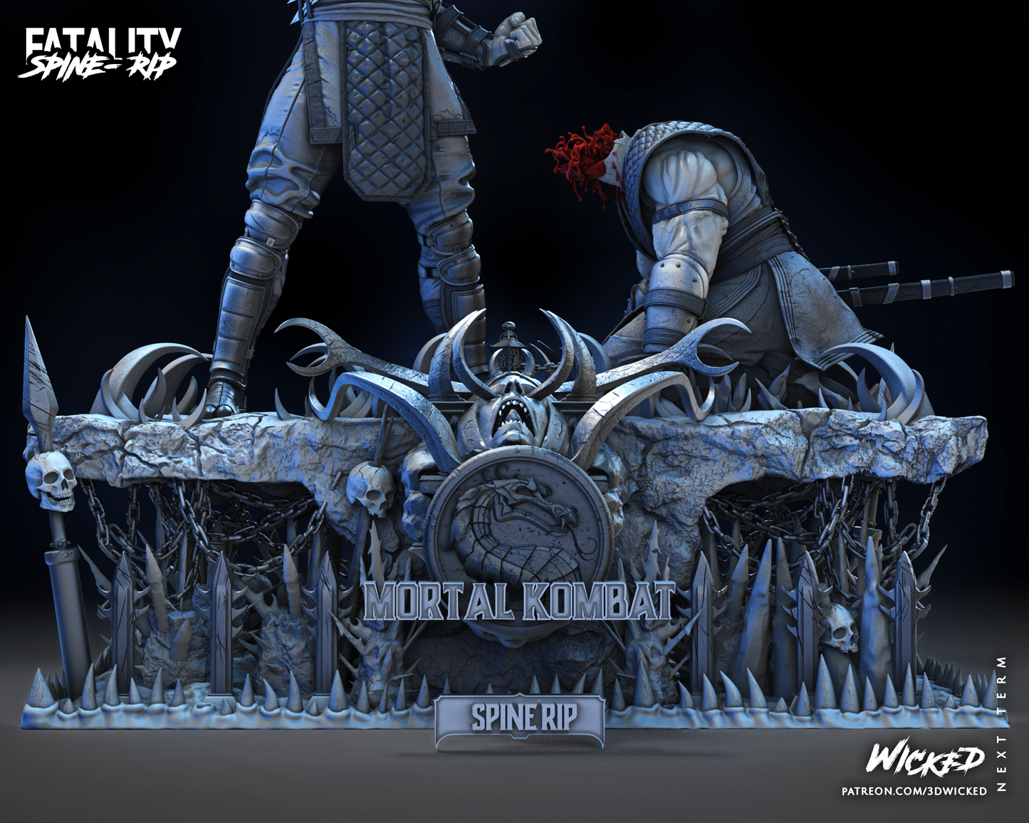Sub Zero Fatality Diorama