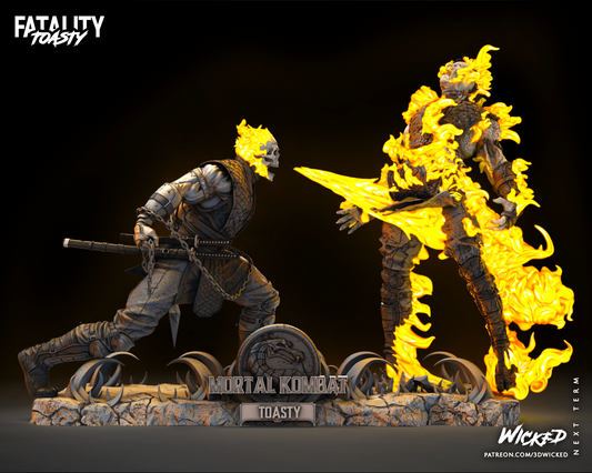 Scorpion Fatality Diorama