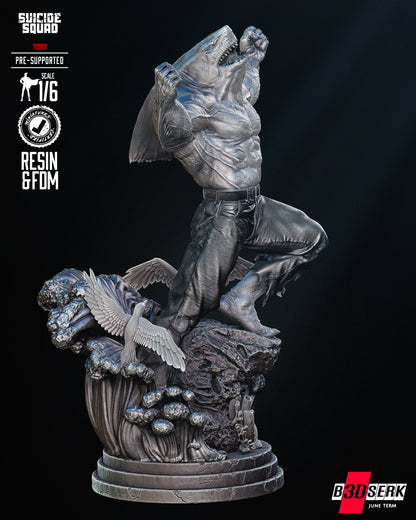 King Shark Statue