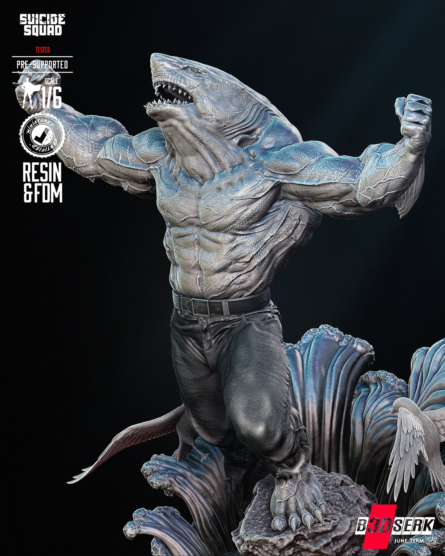 King Shark Statue