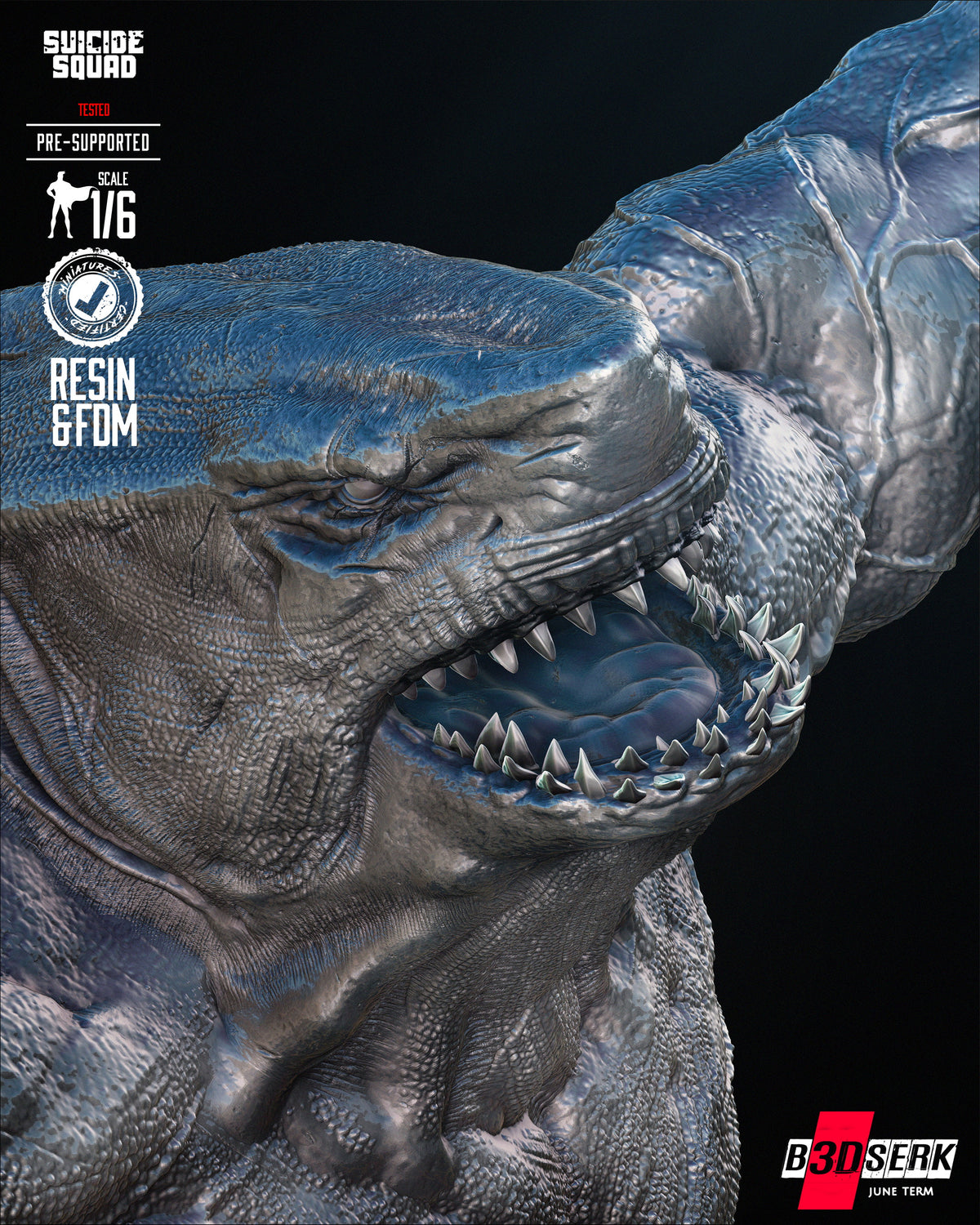 King Shark Statue