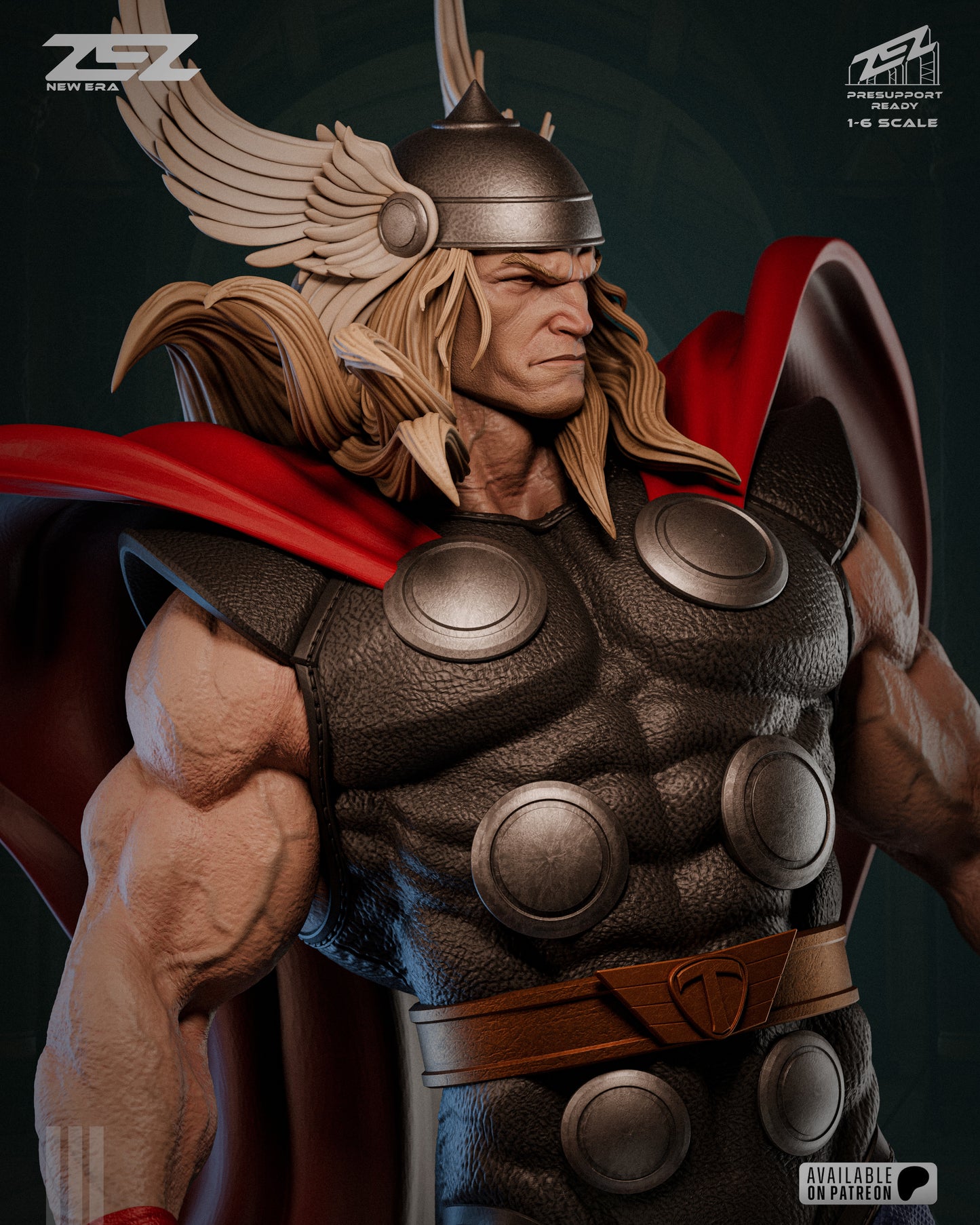 God Of Thunder (Museum Pose) Statue