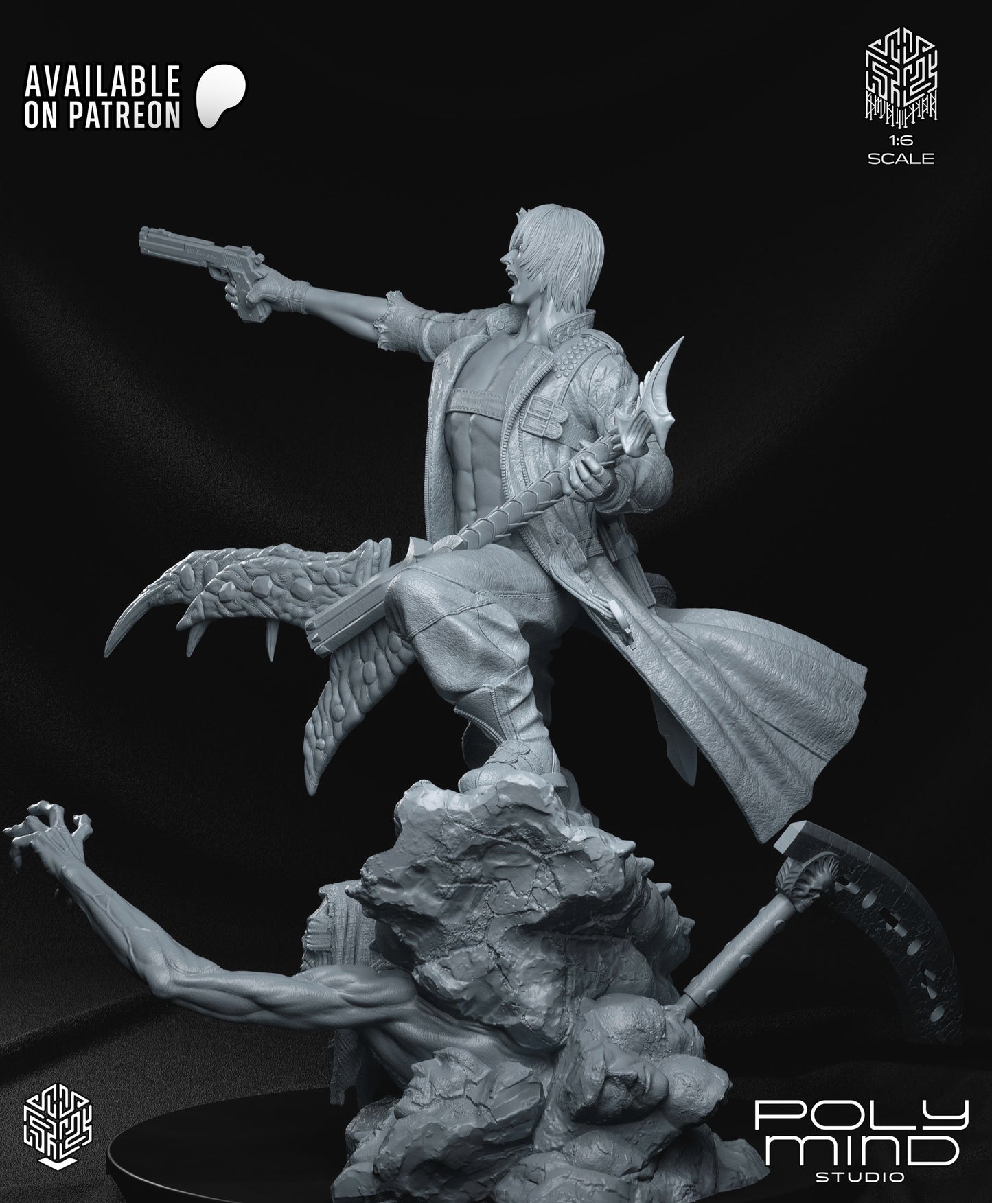 Dante Statue 3D-Printed Kit