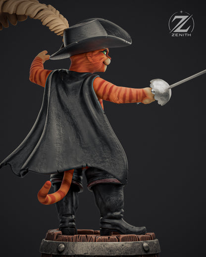 Puss In The Boots Statue 3D-Printed Kit