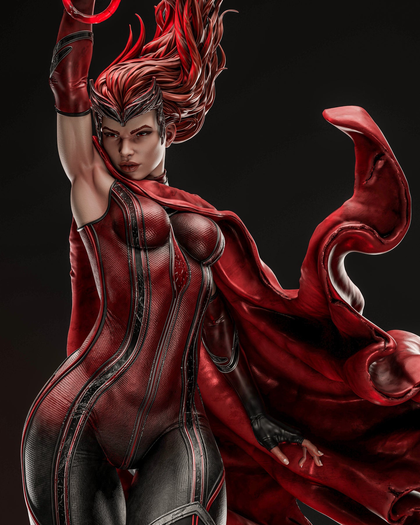 Scarlet Witch Statue 3D-Printed Kit