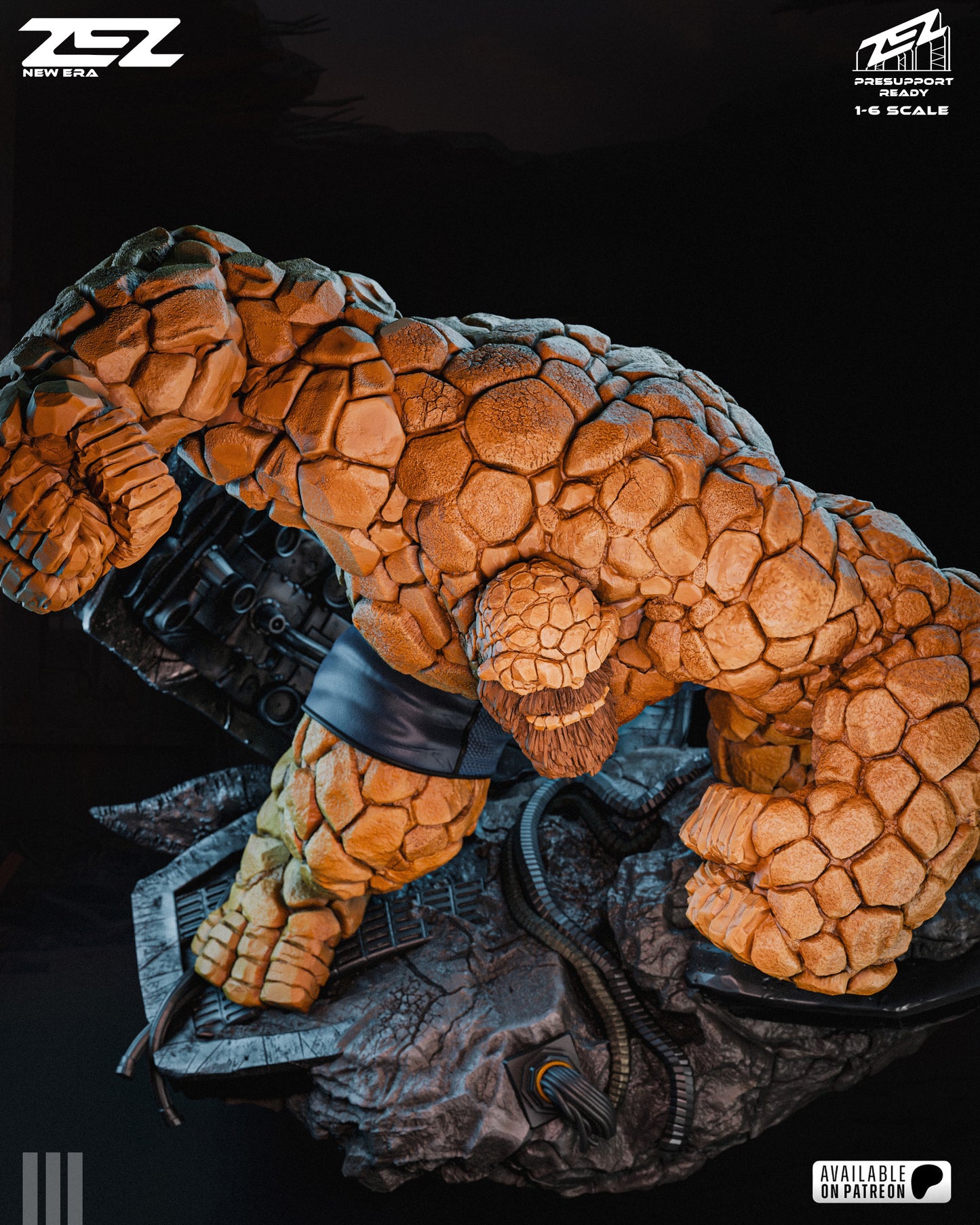 The Thing Statue 3D-Printed Kit