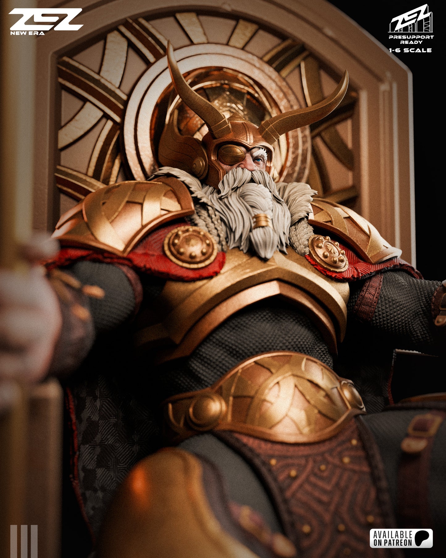 Odin (Throne) Statue
