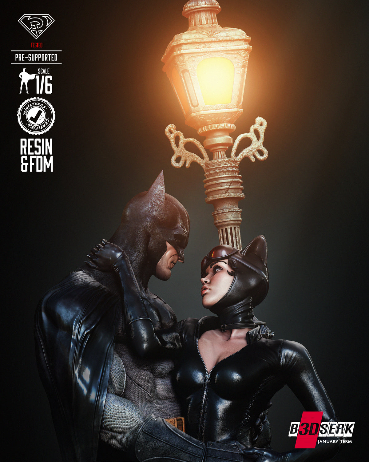 Batman & Catwoman Diorama