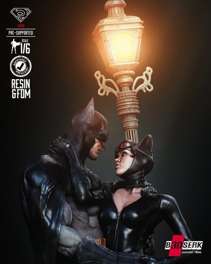 Batman & Catwoman Diorama