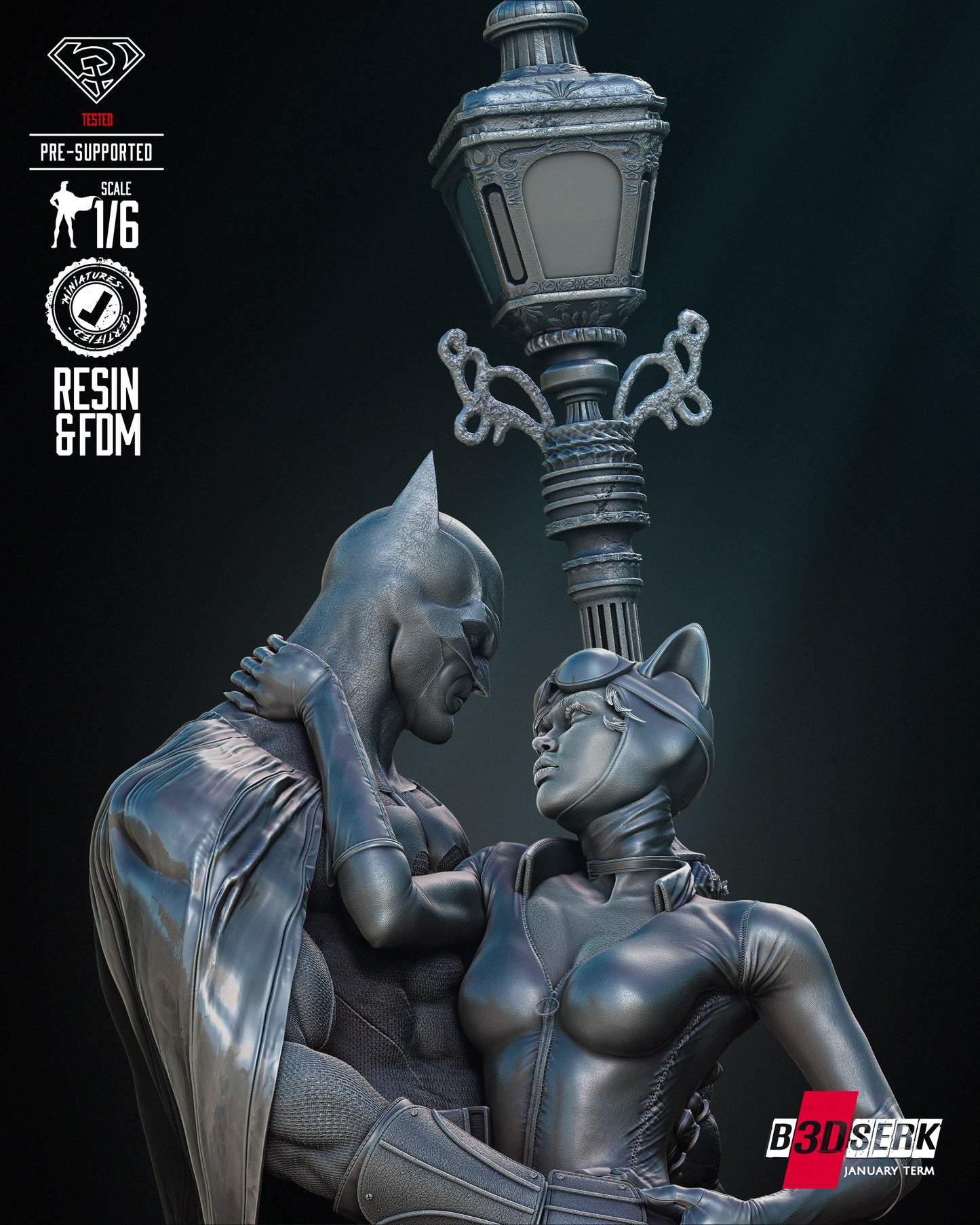 Batman & Catwoman Diorama