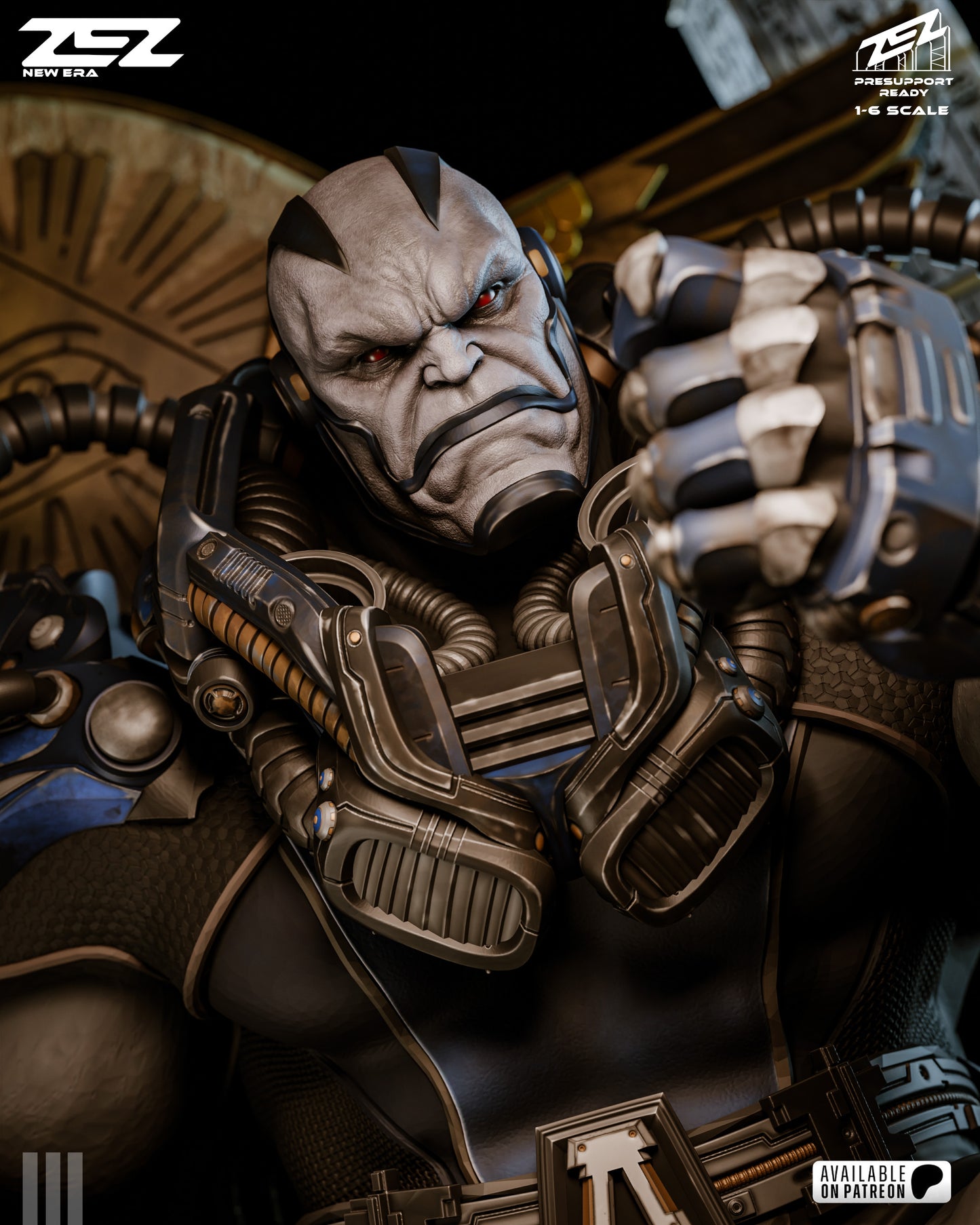 Apocalypse (Throne) Statue 3D-Printed Kit