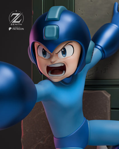 Mega Man Statue 3D-Printed Kit