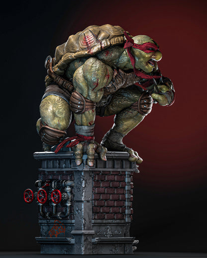 Raphael TMNT Statue 3D-Printed Kit