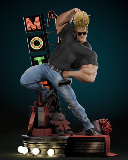 Johnny Bravo Statue