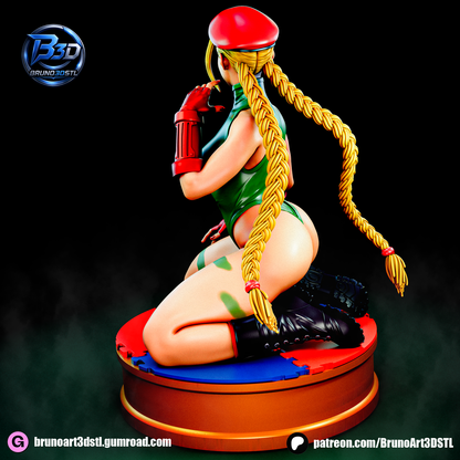Cammy Statue 3D-Printed Kit
