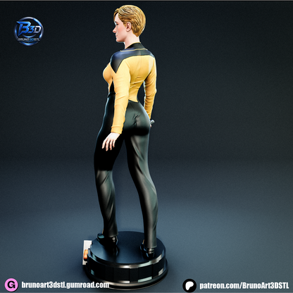 Natasha Yar Statue 3D-Printed Kit