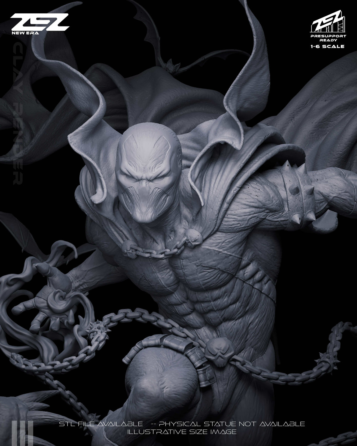 Spawn Statue 3D-Printed Kit