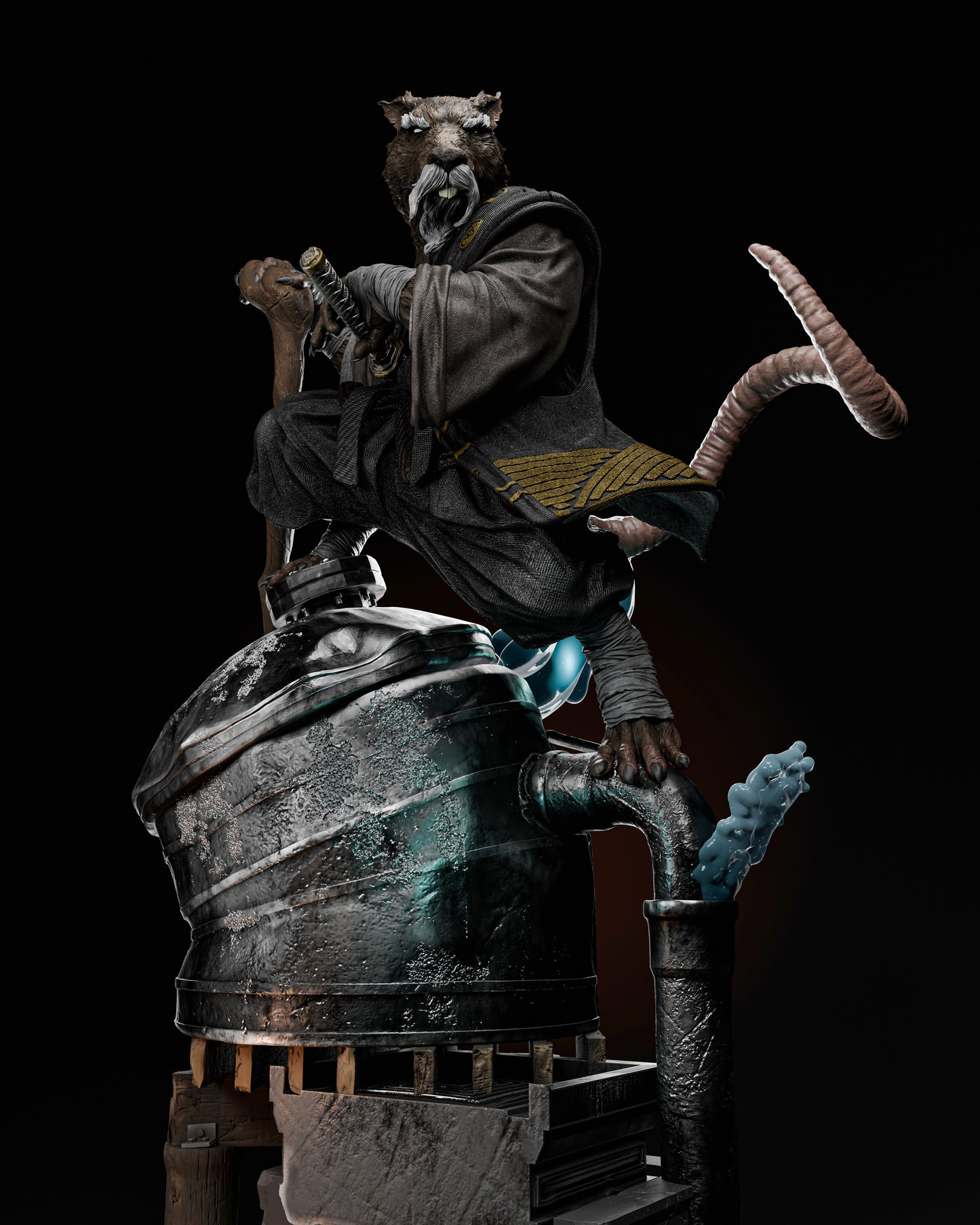 Master Splinter TMNT Statue