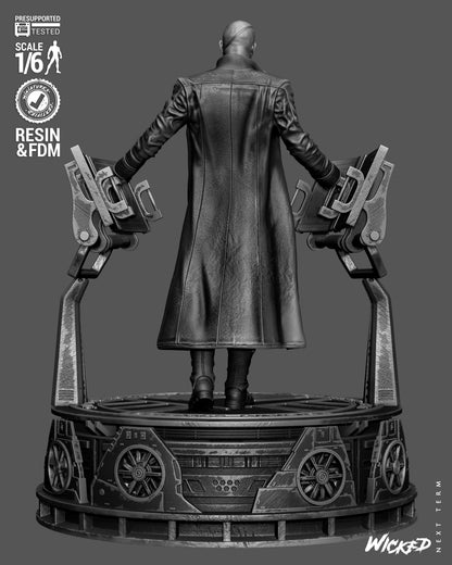 Nick Fury Statue 3D-Printed Kit
