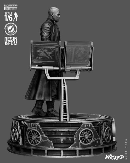 Nick Fury Statue 3D-Printed Kit
