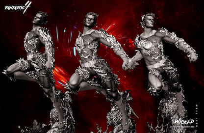 Johnny Storm ( Fantastic Four) Statue